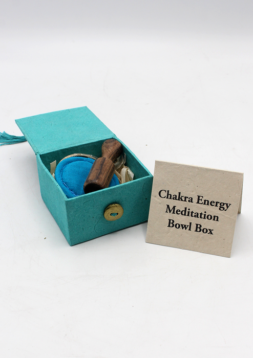 Throat Chakra Energy Meditation Mini Singing Bowl