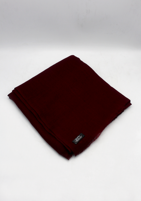 Monk Red  Maroon Cashmere  Large  Shawl