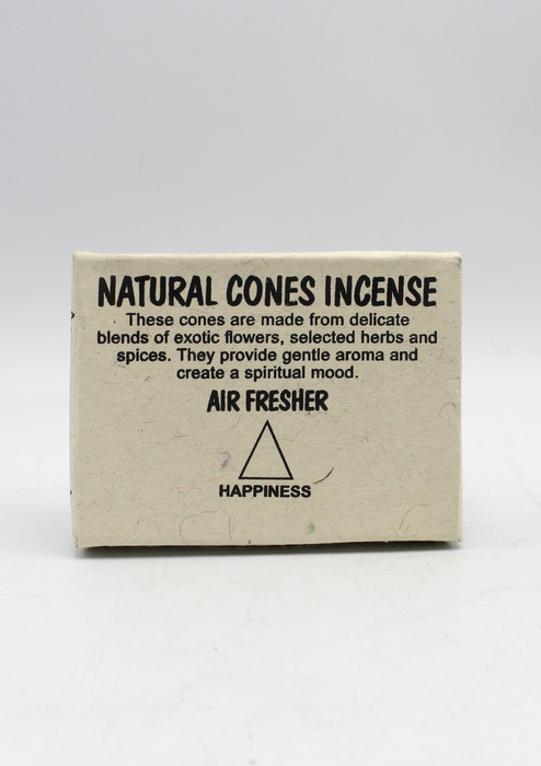 Happiness Tibetan Natural Cone Incense