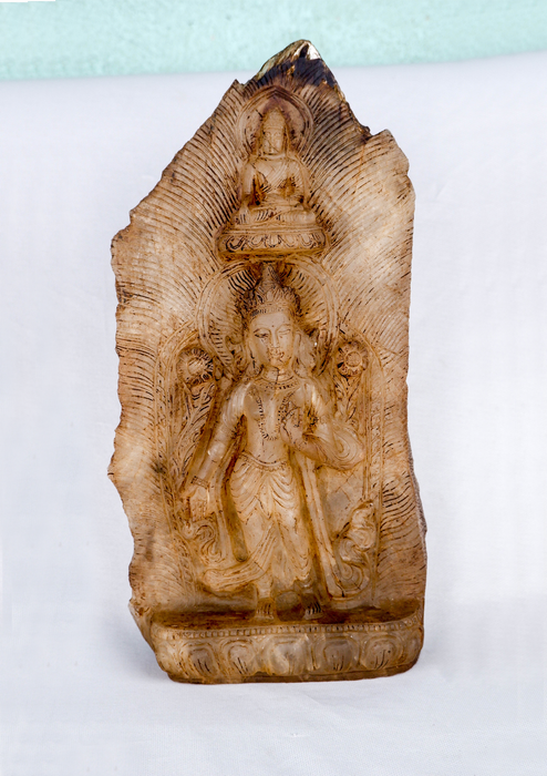 Standing Crystal Carved Tara Statue