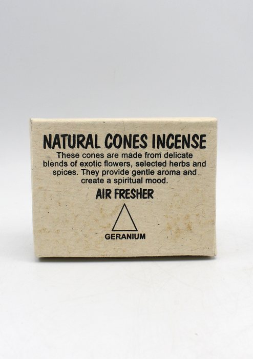 Geranium Tibetan Natural Cone Incense