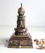 Copper Buddha Stupa with Incense Burner - nepacrafts
