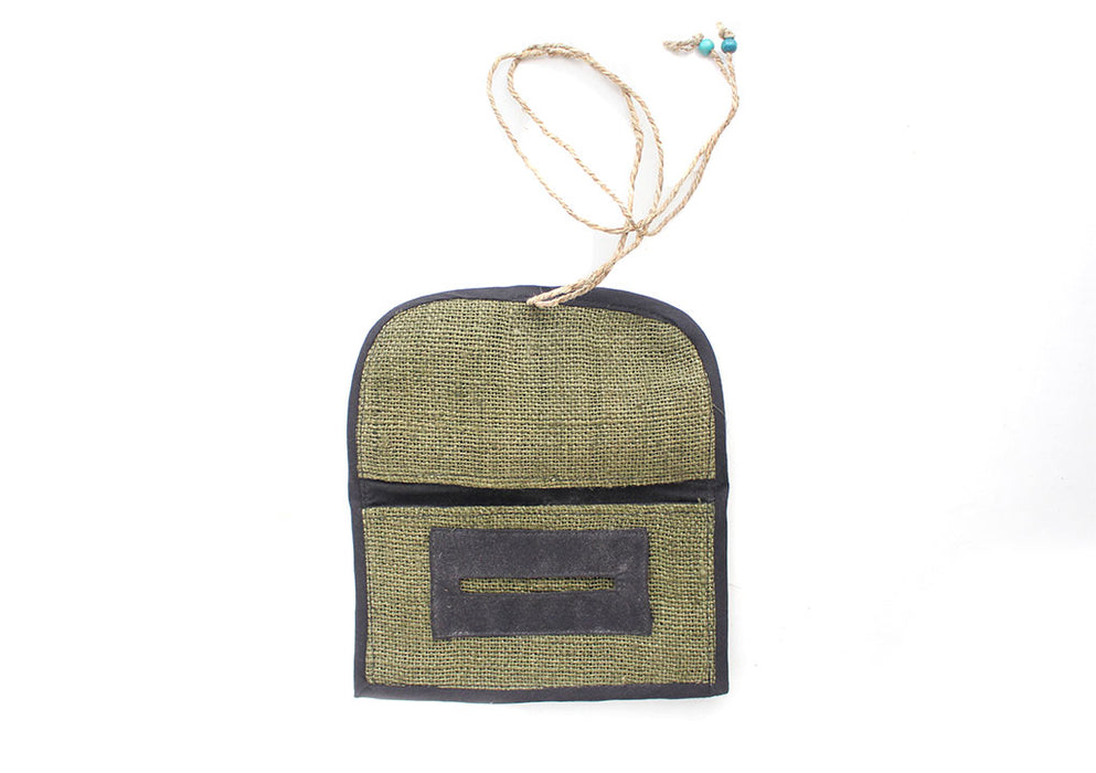 Earthy Hemp Tobacco Paper Holder Pouch - nepacrafts