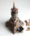 Copper Buddha Stupa with Incense Burner - nepacrafts