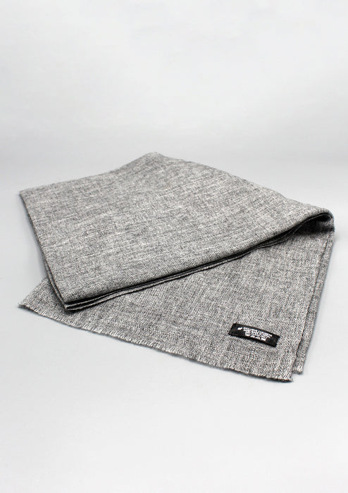 Dark Grey Soft Wool Cashmere Shawl
