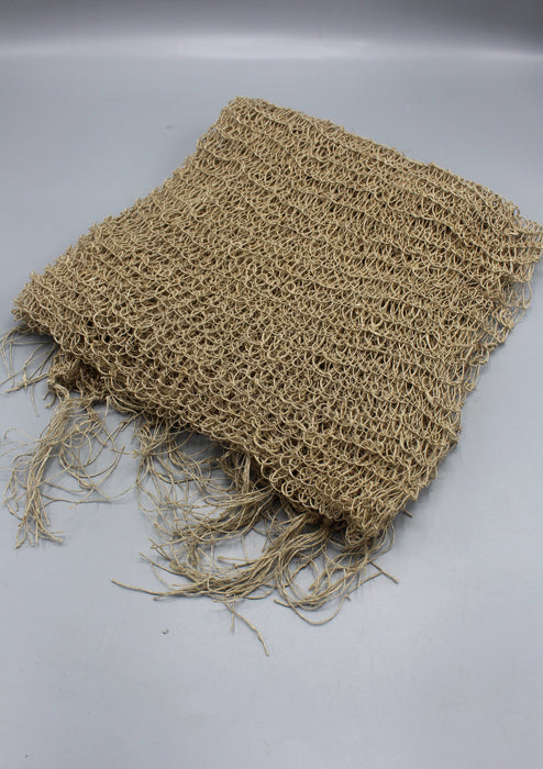 Natural Nettle Yarn Woven Shawl