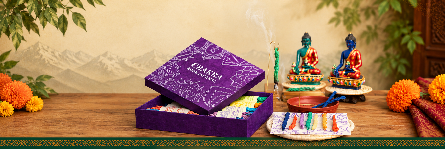 How to burn rope incense