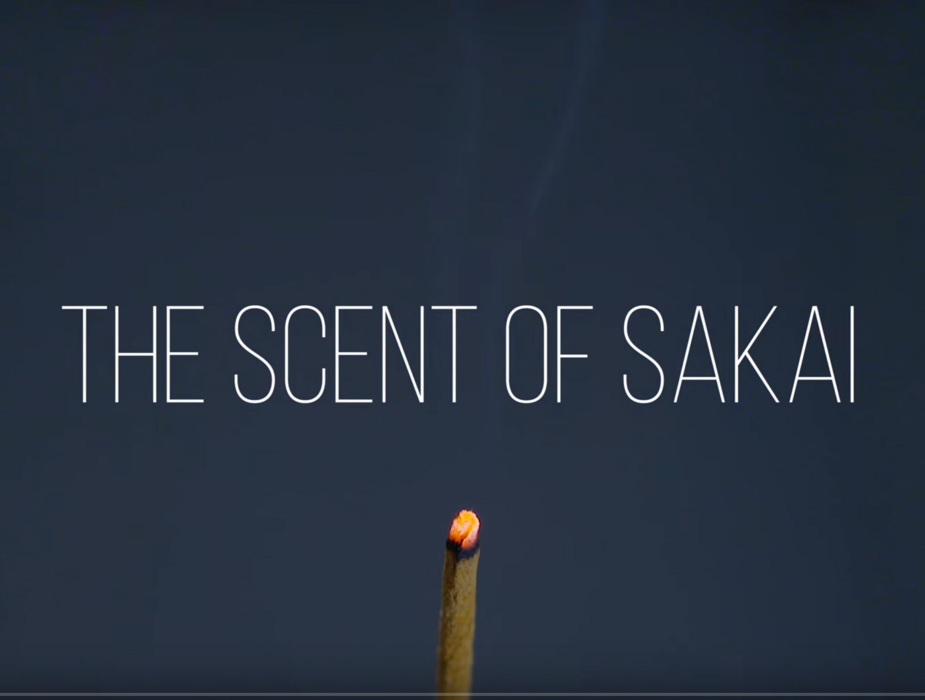 The Scent of Sakai' 堺の香り - Handmade incense stick craftsman