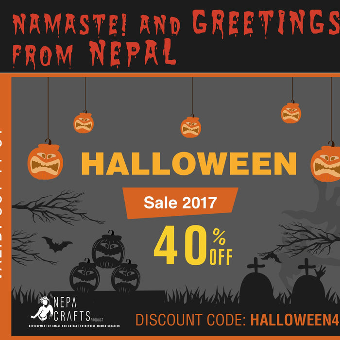 Halloween Trick or Treat  Namaste & Greeting from Nepal