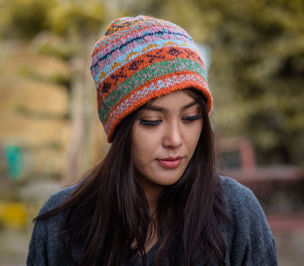 Hand Knitted Woolen Cap, beanies and Sherpa Hats, woolen hat