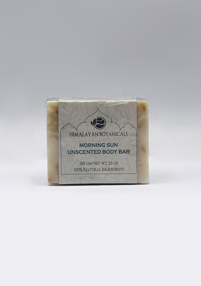 Himalayan Botanicals Morning Sun Unscented Body Bar Soap