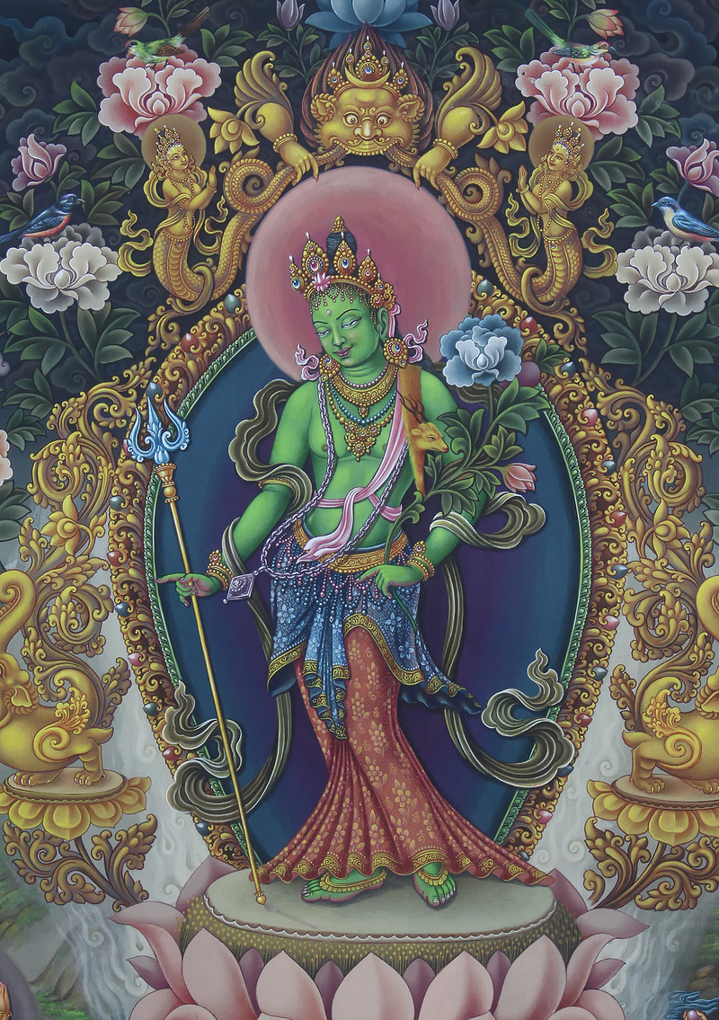 Harihara Lokeshvara  Newari Paubha Print