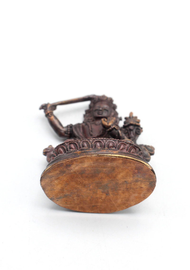 Copper Mini Manjushri Statue 2"