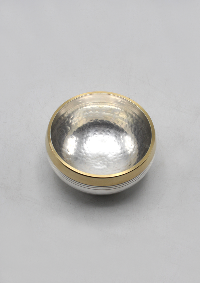 Silver  Plated Singing Bowl 4"