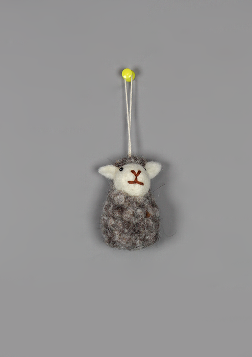 Felt Woolen Sheep Hanging  Fair Trade Nepal