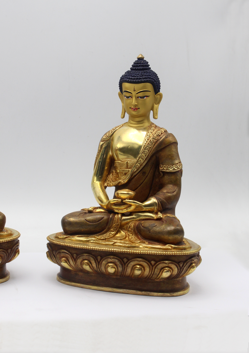 Fine Arts  24 K Gold Sacred Medicine Buddha  Set