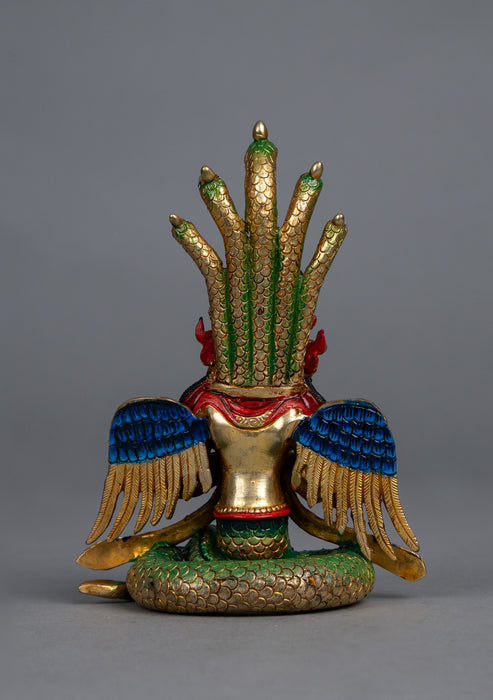 Handpainted Gold Plated Nagakanya Statue