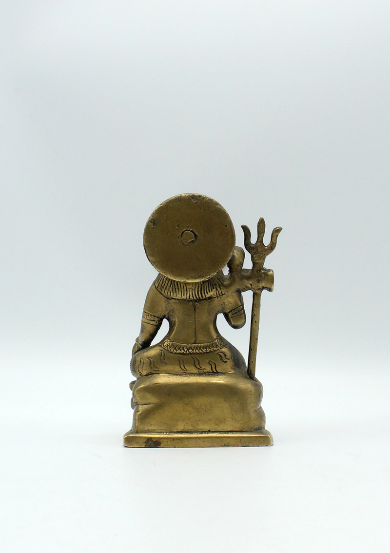Brass  Shiva Statue 5" H