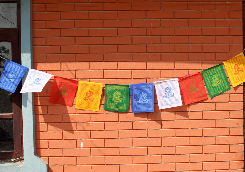 Green Tara Prayer Flags set