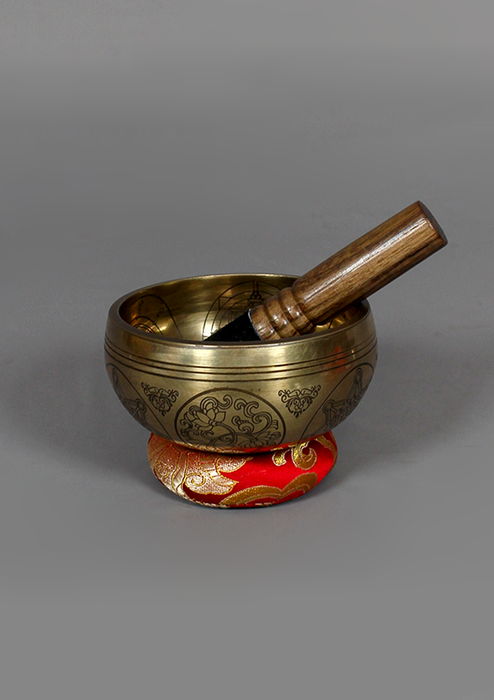 Amoghasiddhi Buddha Singing Bowl 4" D