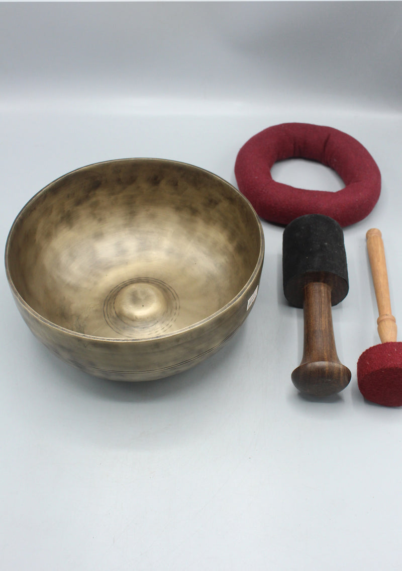 Tibetan Antique Lingam Singing Bowl