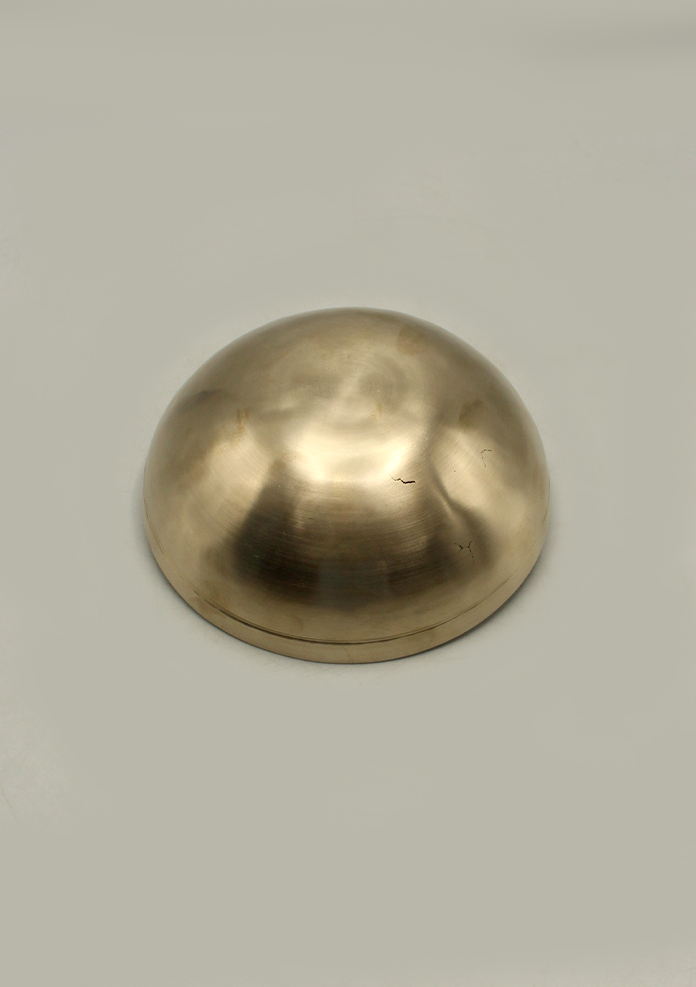 Zen  Meditation Flat  Singing Bowl 6.6"