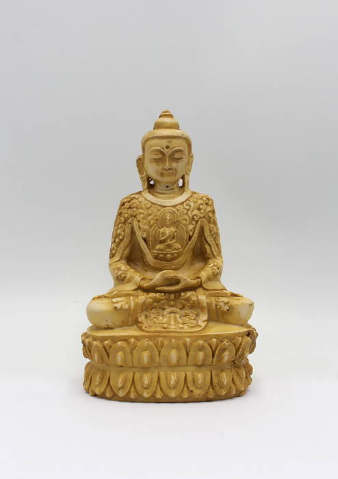 Meditating Buddha Resin Statue