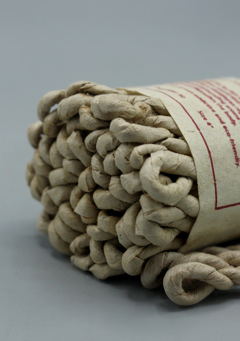 Two Bundle Rhododendron Rope Incense with Ceramic Rope Incense Burner