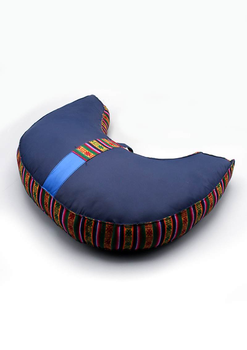 Gheri Border Crescent Comfort Meditation Cushion