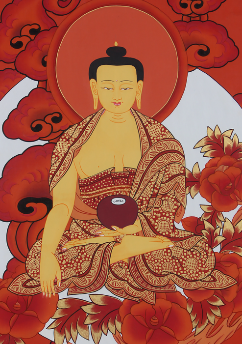 Shakyamuni Buddha Thangka Painting
