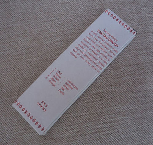 Aakash Bhairab Natural Herbs Dhoop - 5 Different fragrance in 1 pack