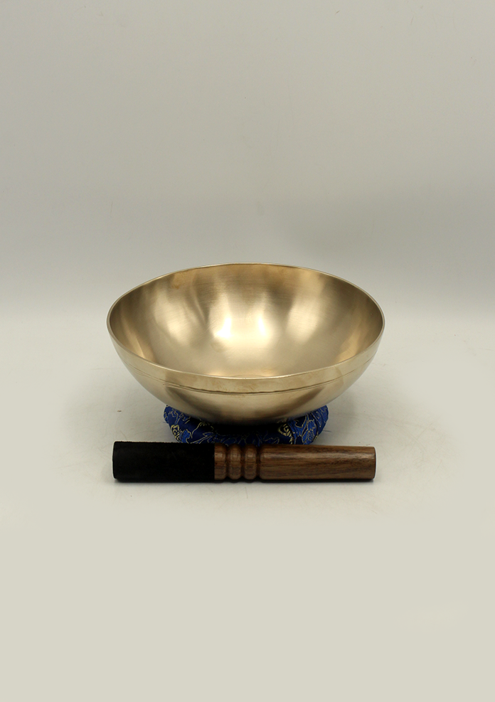 Zen  Meditation Flat  Singing Bowl 6.6"