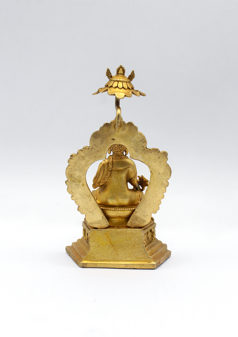 Fully Gold Plated Medicine Buddha Statue