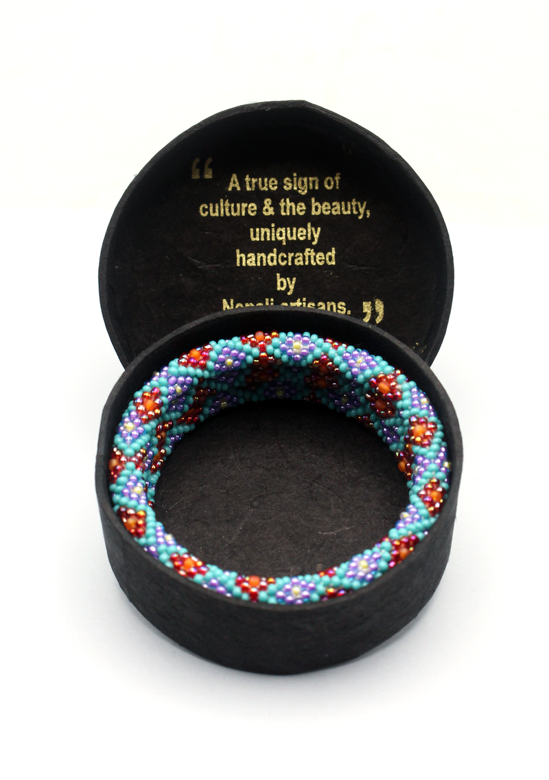 Ama Dablam  Roll on Beads Bracelet Gift Set of 3 in Eco-Friendly Jewelry Box
