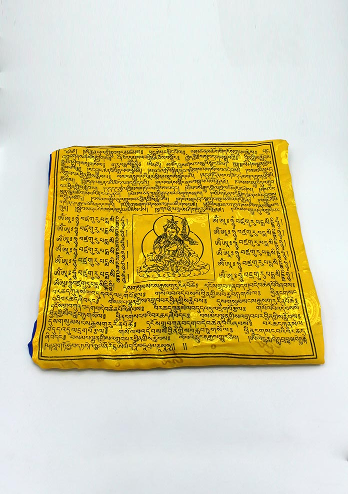 Tibetan Vertical Silk Prayer Flags