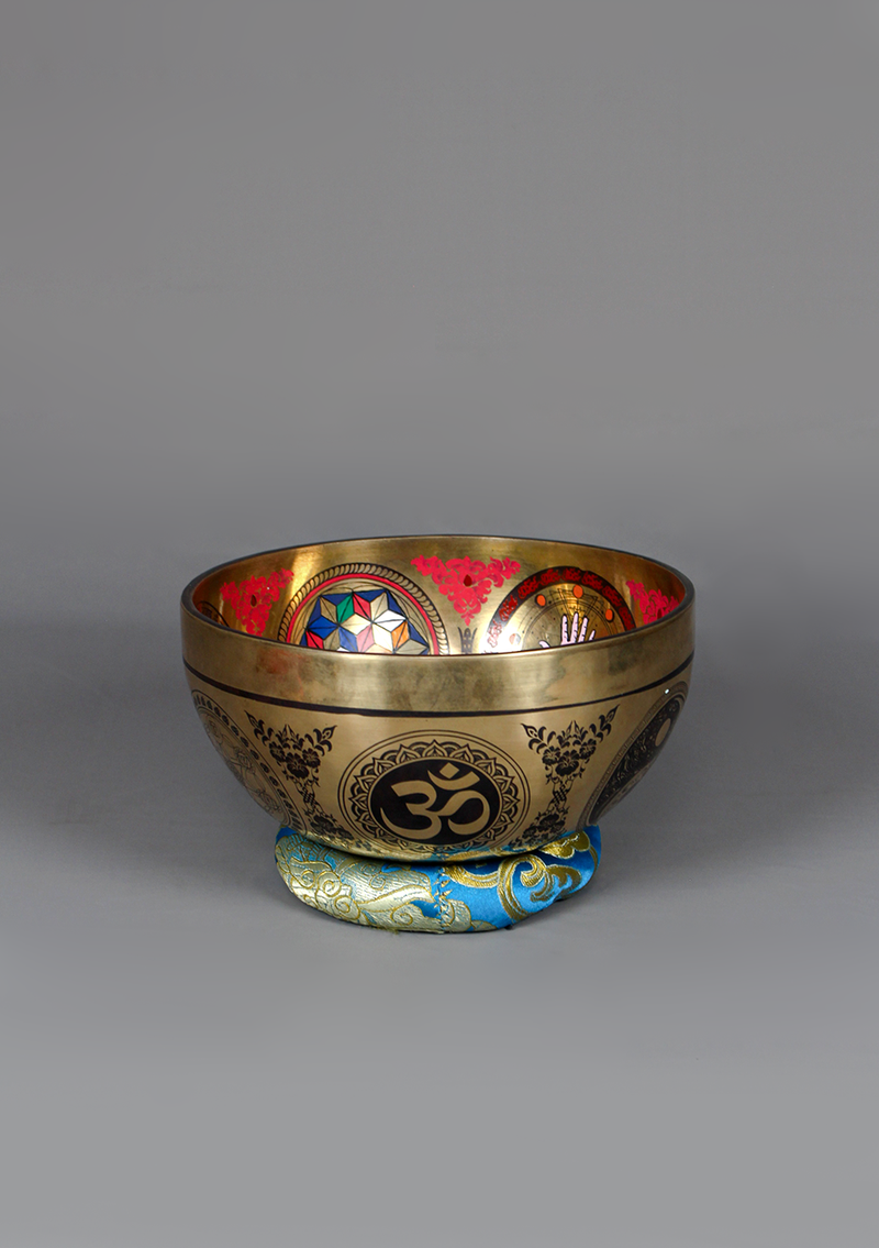 Shiva HandPainted Singing Bowl 7"