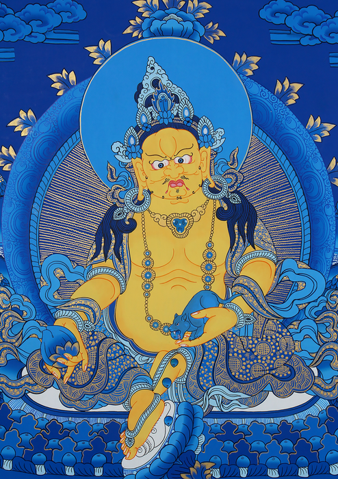 Kubera Thangka Painting God of Wealth