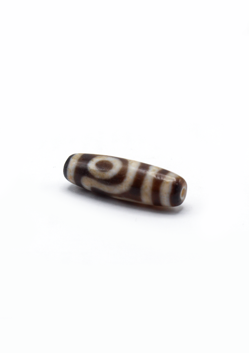Tibetan Two-Eyed Dzi Bead