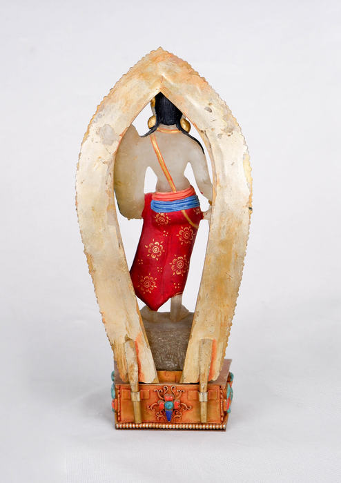 Crystal Tara Handpainted Standing Statue