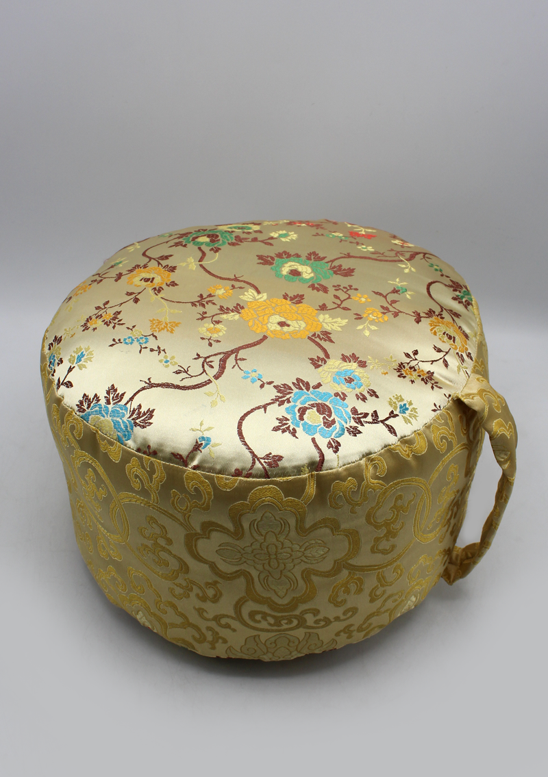 Stuffed Zafu Brocade Meditation Cushion