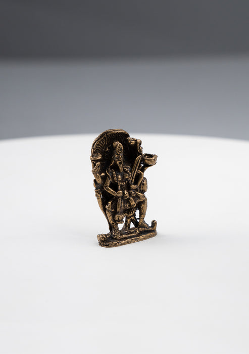 Brass Mini Hindu Goddess Statues 1"