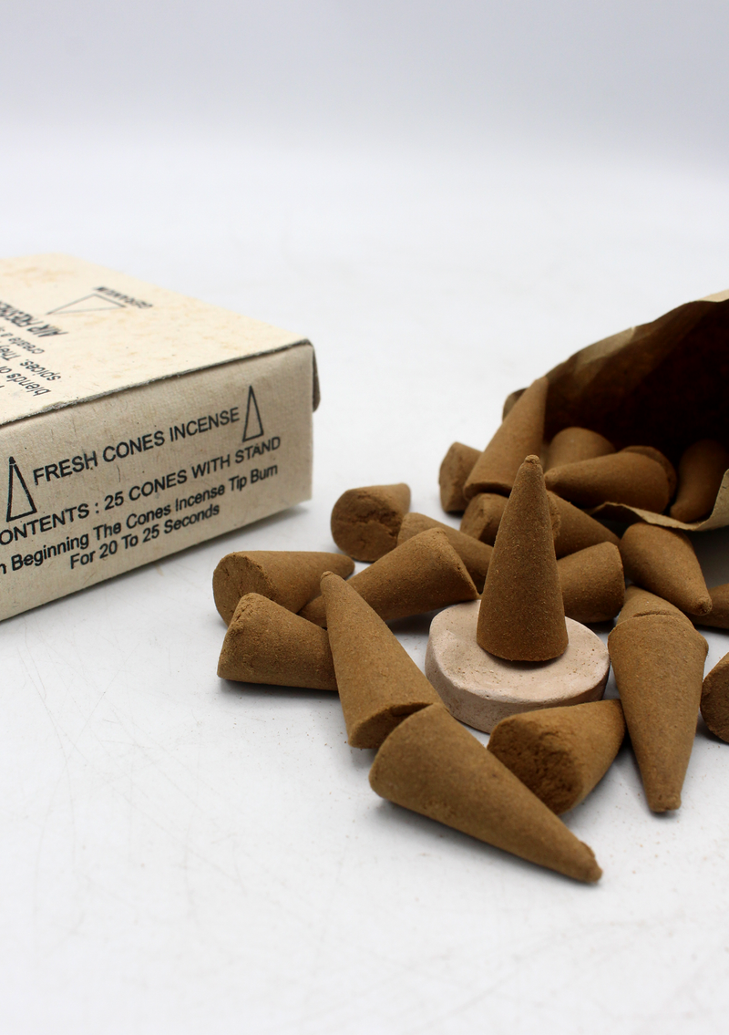 Geranium Tibetan Natural Cone Incense