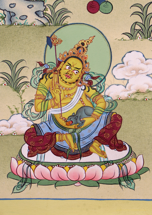 King of Zambhala Namshe Thangka Painting (Meditation Series)
