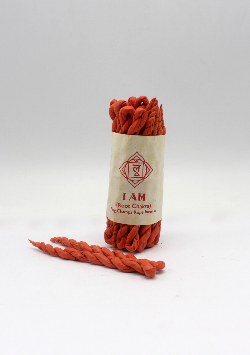 Root Chakra Muladhara Nag Champa Red Rope Incense