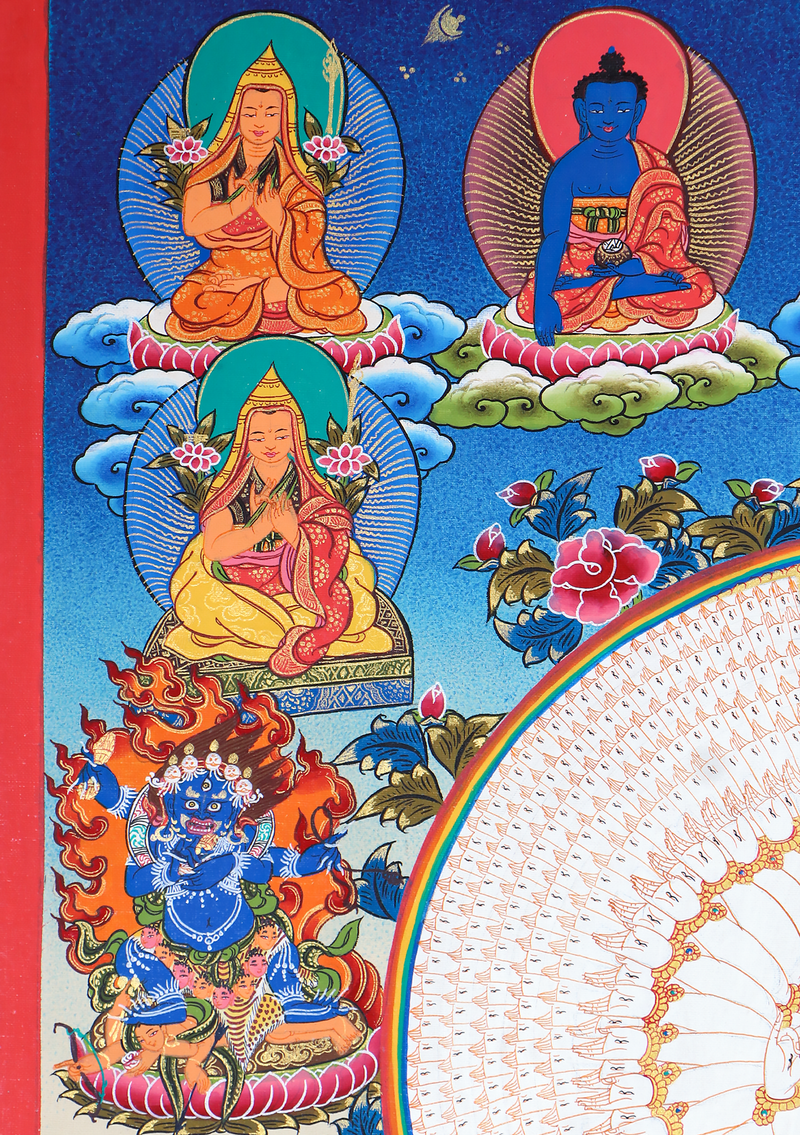 Thousand Arms Avalokiteshvara Thangka Painting