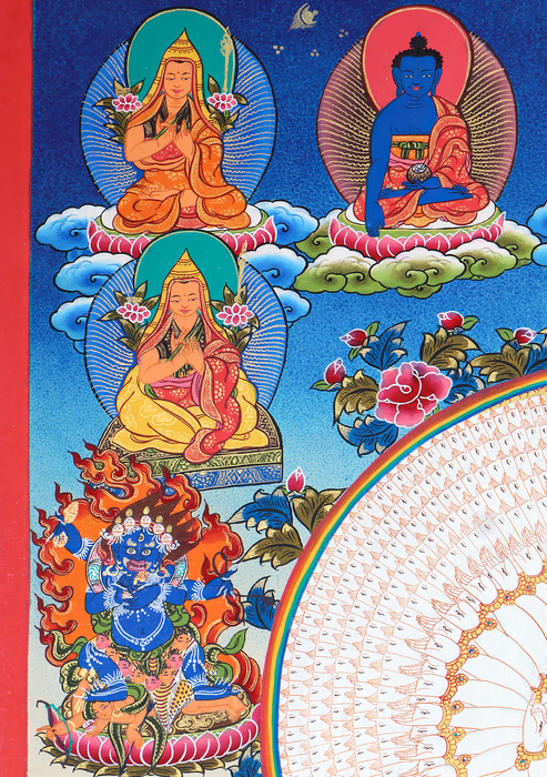 Thousand Arms Avalokiteshvara Thangka Painting