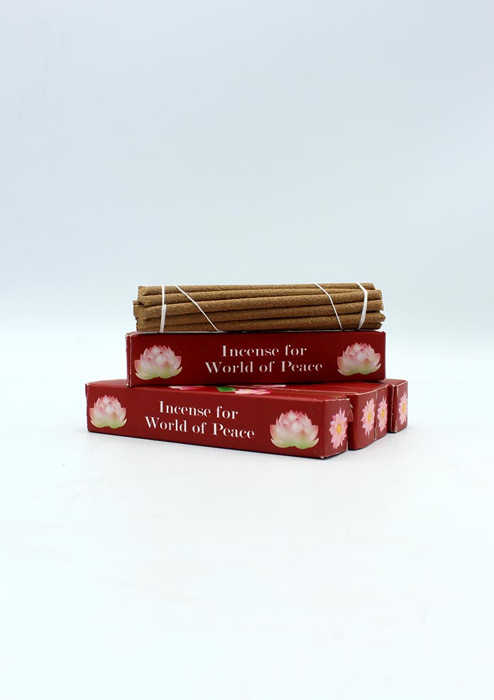 Set of 5 Sandalwood Tibetan Incense for World of Peace
