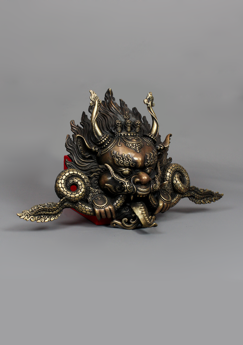 Brass Chhepu Wall Hanging Mask