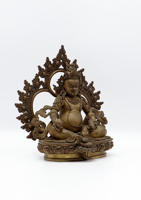 Masterarts  Kubera  God of Wealth Bronze   Statue 7"H