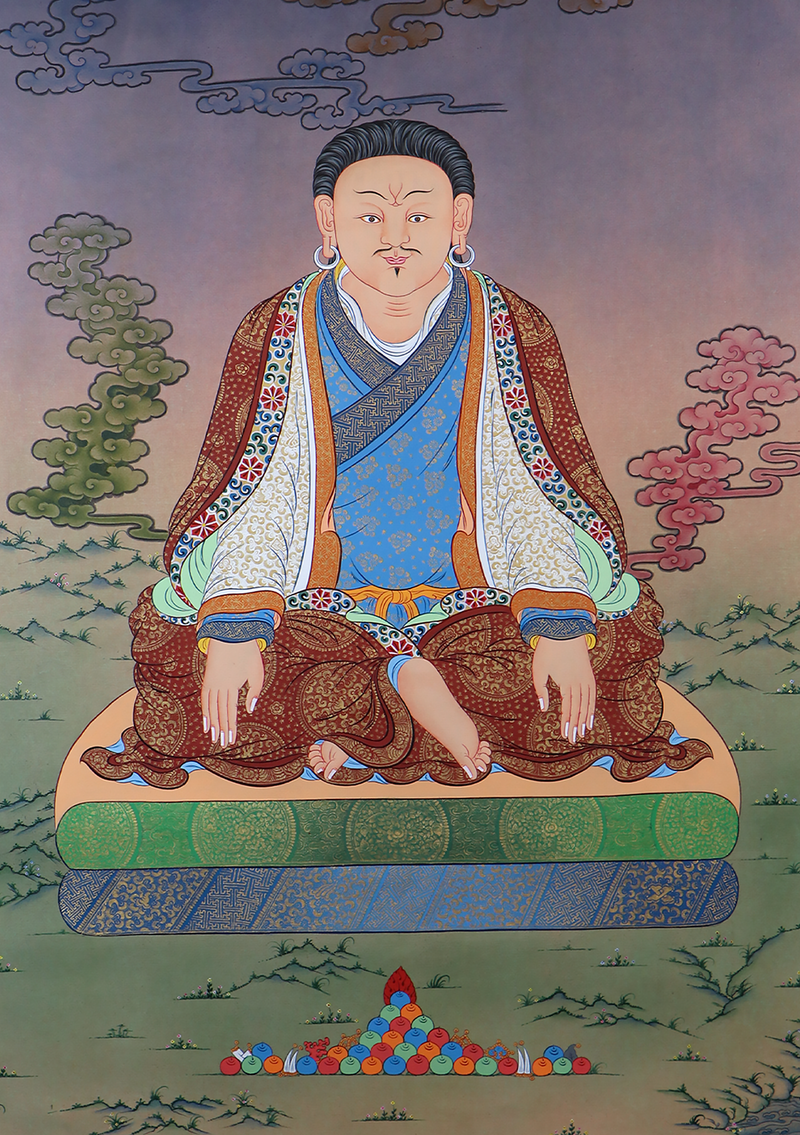 Guru Marpa Lotsawa Thangka Painting